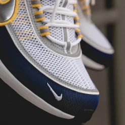 Nike Sneakers Végétaliens|Sneakers Blancs*Air Zoom Spiridon SP White / Metallic Silver / Deep Royal Blue / White