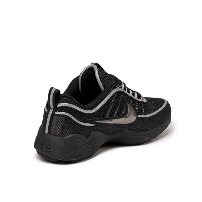 Nike Sneakers Végétaliens|Chaussures De Running Retro*Air Zoom Spiridon SP Black / Black / Metallic Silver / Sport Red