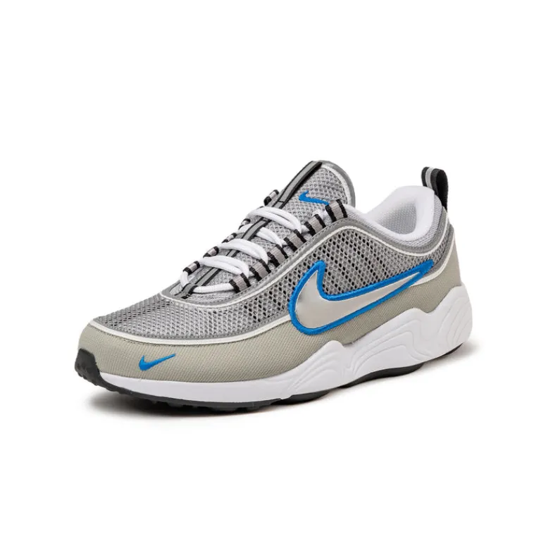Nike Sneakers Végétaliens|Chaussures De Running Retro*Air Zoom Spiridon SP Metallic Silver / Metallic Silver / White