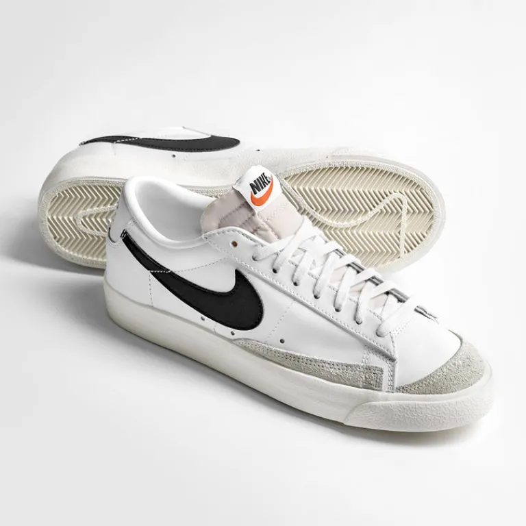 Nike Sneakers En Cuir|Sneakers Blancs*Blazer Low VNTG '77 White / Black / Sail