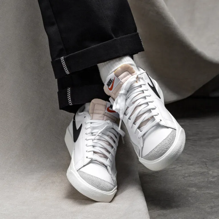 Nike Sneakers En Cuir|Sneakers Blancs*Blazer Low VNTG '77 White / Black / Sail