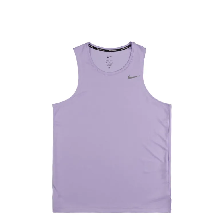 Nike Running|T-Shirts*Dri-Fit Miler Running Tank Top Hydrangeas / Reflective Silver