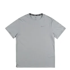 Nike Running|T-Shirts*Dri-Fit Miler UV Running Top Grey Fog / Particle Grey / Heather / Reflective Silver