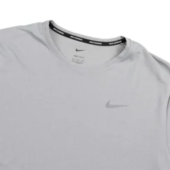 Nike Running|T-Shirts*Dri-Fit Miler UV Running Top Grey Fog / Particle Grey / Heather / Reflective Silver