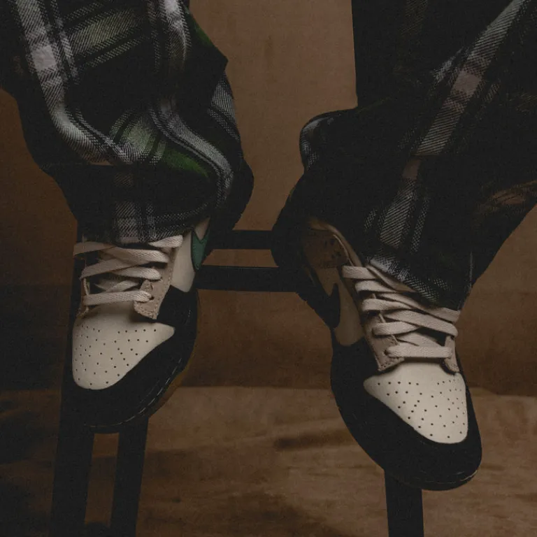 Nike Sneakers En Cuir*Dunk Low QS *Bicoastal* Light Orewood Brown / Bicoastal / Cream II / Black