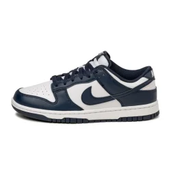 Nike Sneakers En Cuir*Dunk Low Retro White / Midnight Navy / White