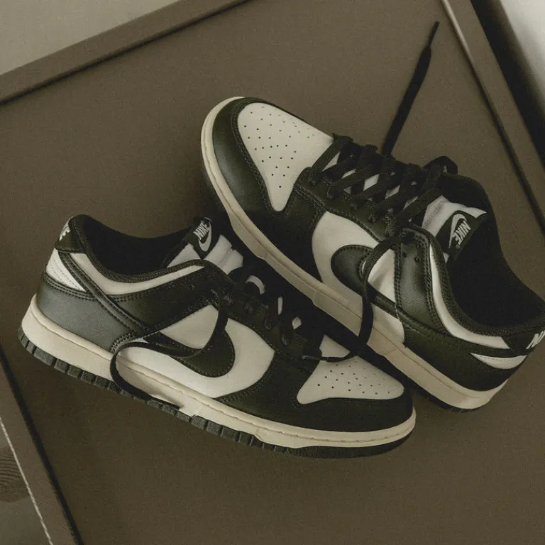 Nike Sneakers En Cuir*Dunk Low Retro Pale Ivory / Cargo Khaki