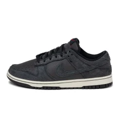 Nike Sneakers En Cuir*Dunk Low Retro PRM Black / Off Noir / Medium Ash / Coconut Milk