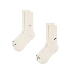 Nike Chaussettes*Everyday Cushioned Crew Socks (2 Pairs) Sail / Black