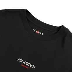 Jordan T-Shirts*Nike 85 Chicago T-Shirt Black / Sail
