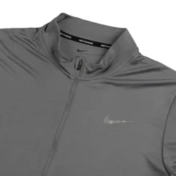 Nike Running|T-Shirts*Pacer Dri-Fit 1/2-Zip Running Top Smoke Grey / Reflective Silver