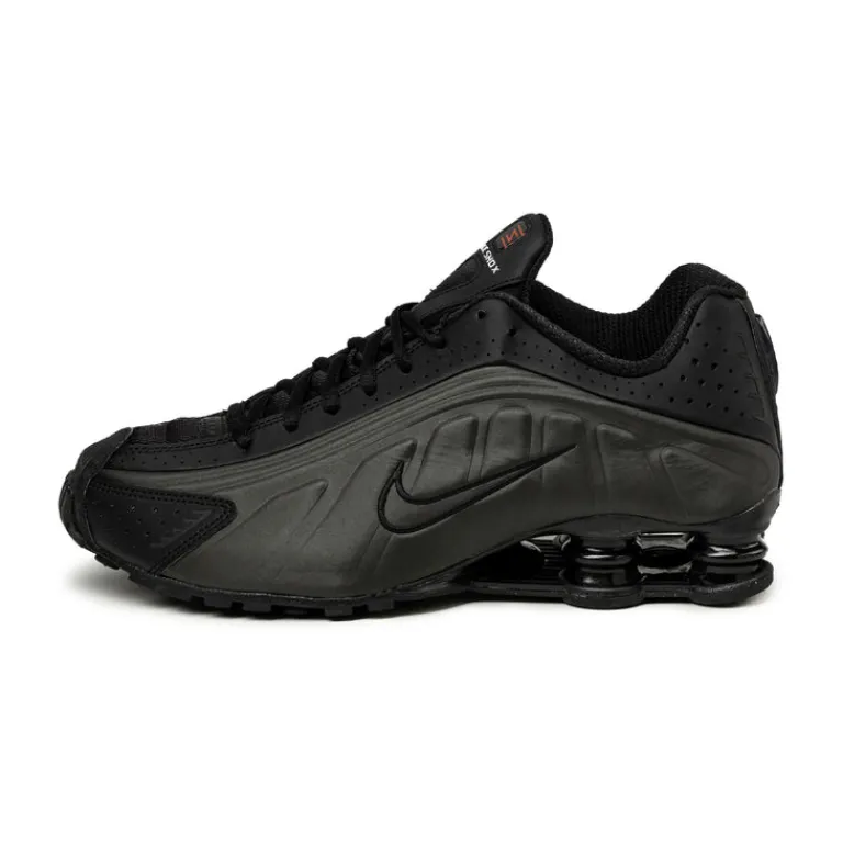 Nike Sneakers Végétaliens|Chaussures De Running Retro*Shox R4 Black / Black / Black / Bright Crimson