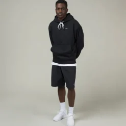 Nike Sweats À Capuche*Solo Swoosh Hoodie Black / White