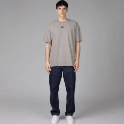 Nike T-Shirts*Sportswear Premium Essentials T-Shirt Dark Grey Heather / Matte Silver / Black