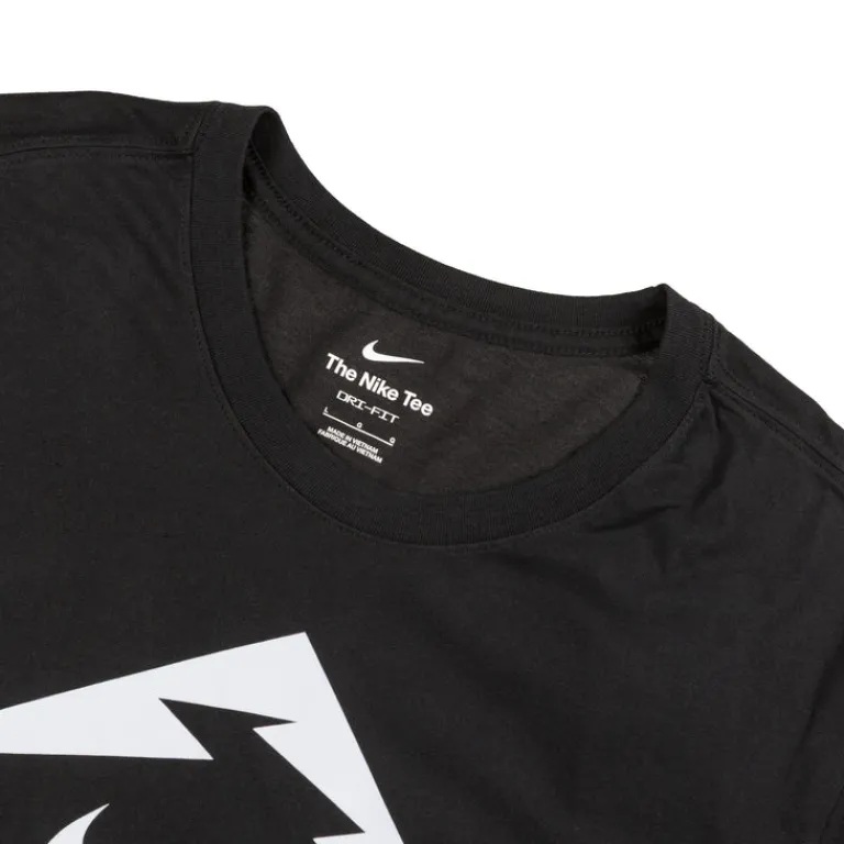 Nike T-Shirts*Trail Running T-Shirt Black / Football Grey