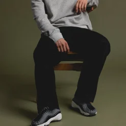 Nike Sneakers En Cuir|Chaussures De Running Retro*Wmns Air Footscape Woven *Smoke Grey* Black / Smoke Grey / Sail