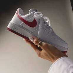 Nike Sneakers En Cuir|Sneakers Blancs*Wmns Air Force 1 '07 *Next Nature* White / Aster Pink