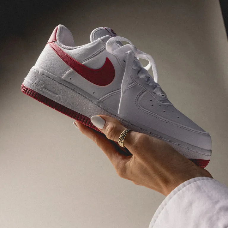 Nike Sneakers En Cuir|Sneakers Blancs*Wmns Air Force 1 '07 *Next Nature* White / Aster Pink