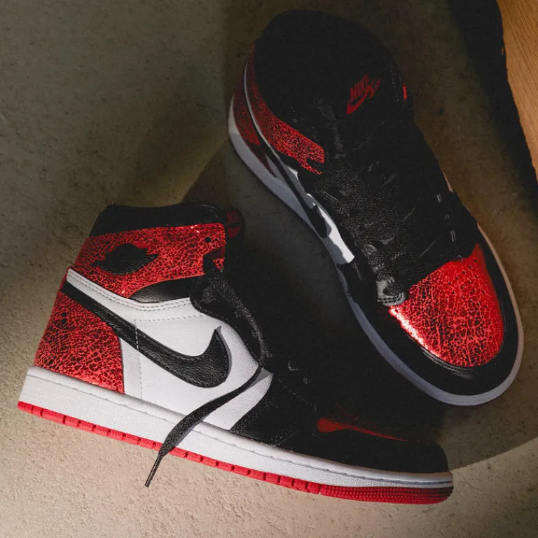 Jordan Sneakers Montantes|Sneakers En Cuir*Nike Wmns Air 1 Retro High OG *Varsity Red* Varsity Red / Black / White