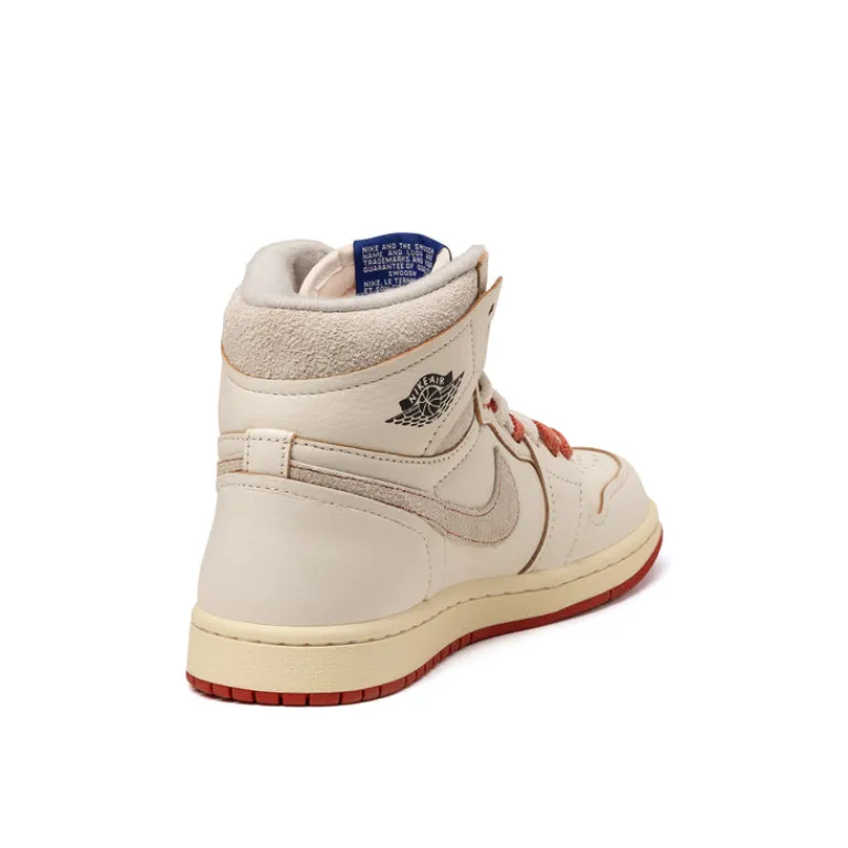 Jordan Sneakers Montantes|Sneakers En Cuir*Nike Wmns Air 1 Retro High OG *Rare Air Cinnabar* Sail / Cinnabar / Light Bone