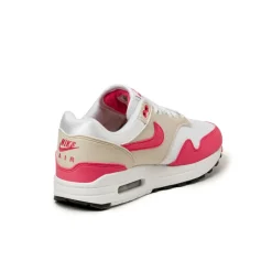 Nike Chaussures De Running Retro*Wmns Air Max 1 White / Aster Pink / Light Orewood Brown / Black