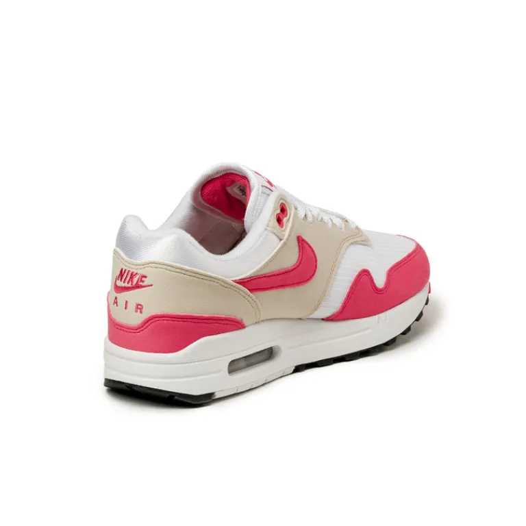 Nike Chaussures De Running Retro*Wmns Air Max 1 White / Aster Pink / Light Orewood Brown / Black