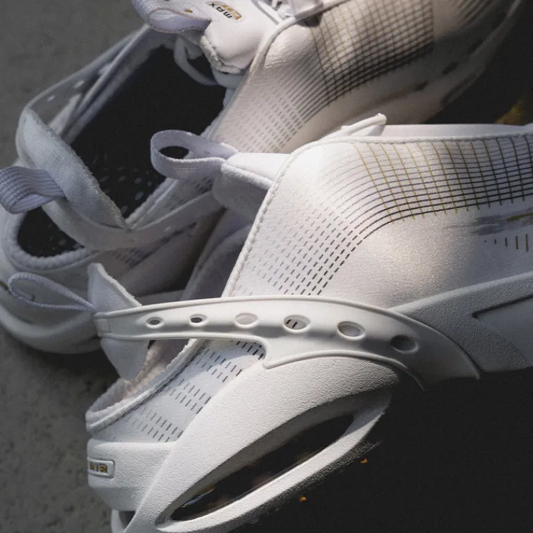 Nike Sneakers Végétaliens|Sneakers Blancs*Wmns Air Max Craze White / Metallic Gold / Black / Copper Moon