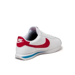Nike Sneakers En Cuir|Sneakers Blancs*Wmns Cortez White / Varsity Red / Varsity Blue
