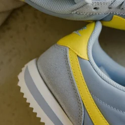 Nike Sneakers En Cuir|Chaussures De Running Retro*Wmns Cortez TXT Light Armory Blue / Lightning / Sail