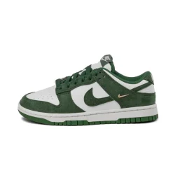 Nike Sneakers En Cuir|Sneakers Blancs*Wmns Dunk Low *Mini Swoosh* Summit White / George Green / Sail
