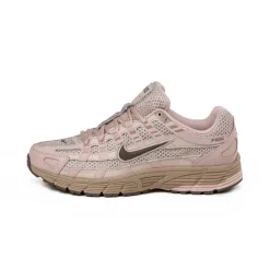 Nike Sneakers En Cuir|Chaussures De Running Retro*Wmns P-6000 Fossil Stone / Ironstone / Hemp / Pink Oxford