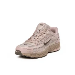 Nike Sneakers En Cuir|Chaussures De Running Retro*Wmns P-6000 Fossil Stone / Ironstone / Hemp / Pink Oxford