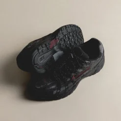 Nike Sneakers Végétaliens|Chaussures De Running Retro*Wmns P-6000 Black / Burgundy Crush / Midnight Navy / Black