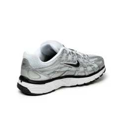 Nike Sneakers Végétaliens|Sneakers Blancs*Wmns P-6000 White / Black / Metallic Silver