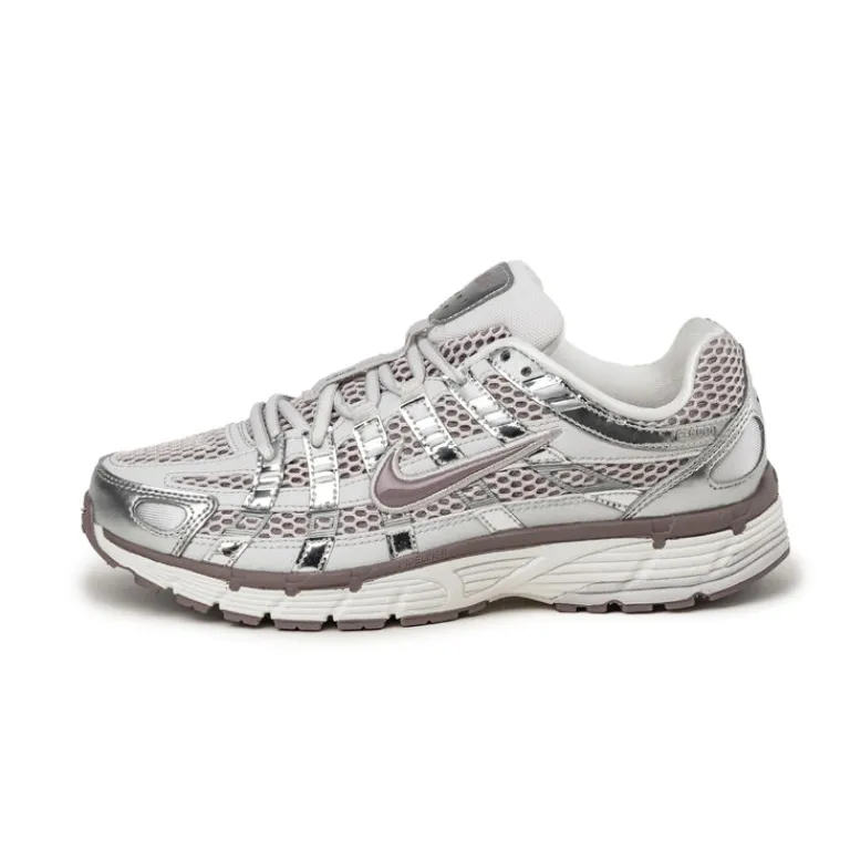 Nike Sneakers En Cuir|Chaussures De Running Retro*Wmns P-6000 Platinum Violet / Taupe Grey / Vast Grey