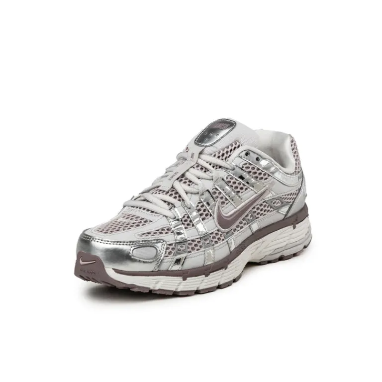 Nike Sneakers En Cuir|Chaussures De Running Retro*Wmns P-6000 Platinum Violet / Taupe Grey / Vast Grey