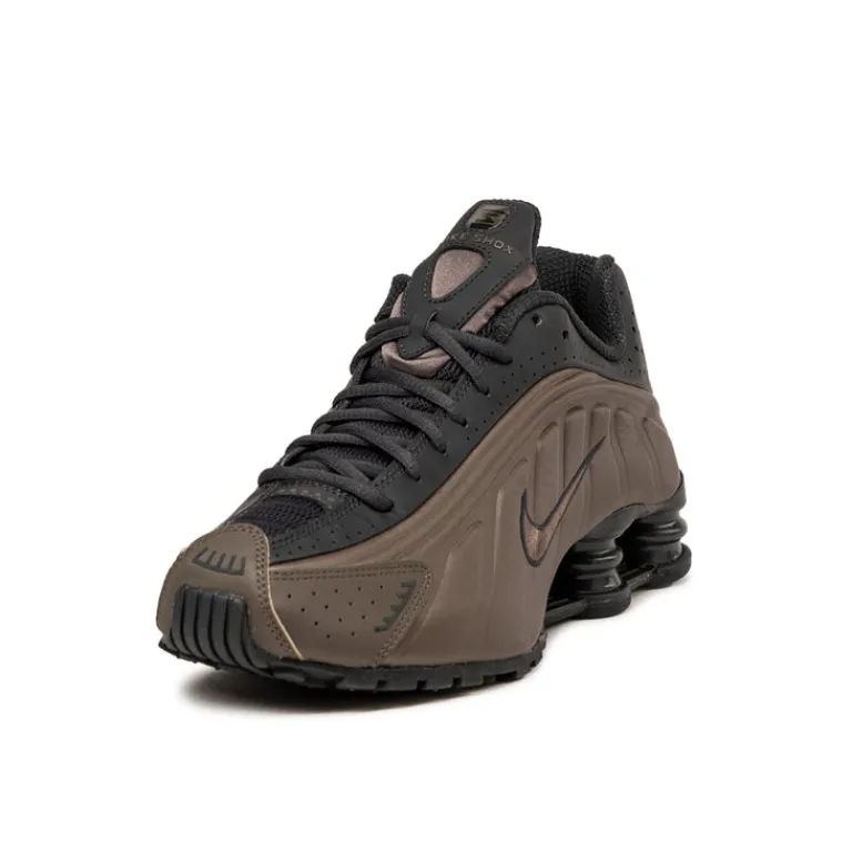 Nike Sneakers Végétaliens|Chaussures De Running Retro*Wmns Shox R4 Off Noir / Off Noir / Ironstone