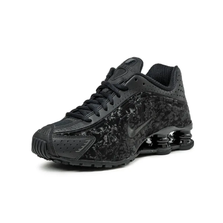 Nike Sneakers Végétaliens|Chaussures De Running Retro*Wmns Shox R4 Black / Dark Smoke Grey