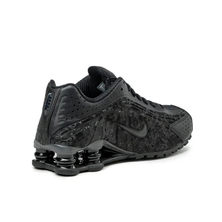 Nike Sneakers Végétaliens|Chaussures De Running Retro*Wmns Shox R4 Black / Dark Smoke Grey