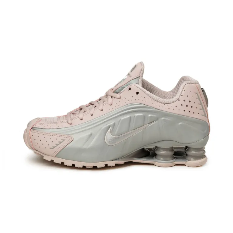 Nike Sneakers Végétaliens|Chaussures De Running Retro*Wmns Shox R4 Barely Rose / Metallic Platinum