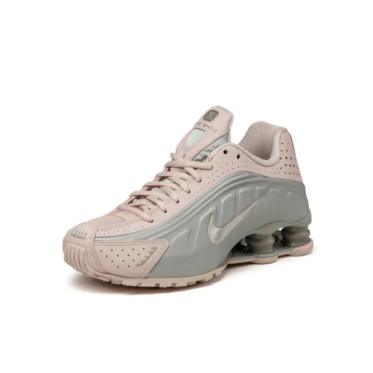 Nike Sneakers Végétaliens|Chaussures De Running Retro*Wmns Shox R4 Barely Rose / Metallic Platinum