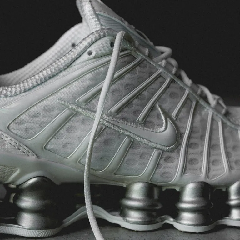 Nike Sneakers Végétaliens|Chaussures De Running Retro*Wmns Shox TL Sail / Sail / Sail