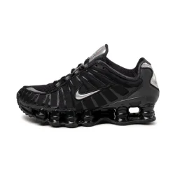 Nike Sneakers Végétaliens|Chaussures De Running Retro*Wmns Shox TL Off Noir / Metallic Silver