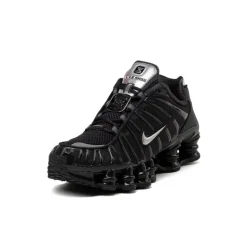 Nike Sneakers Végétaliens|Chaussures De Running Retro*Wmns Shox TL Off Noir / Metallic Silver