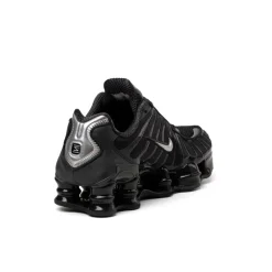 Nike Sneakers Végétaliens|Chaussures De Running Retro*Wmns Shox TL Off Noir / Metallic Silver