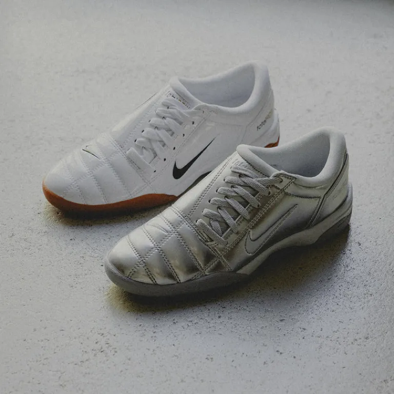 Nike Sneakers En Cuir*Wmns T90 Metallic Platinum / Photon Dust