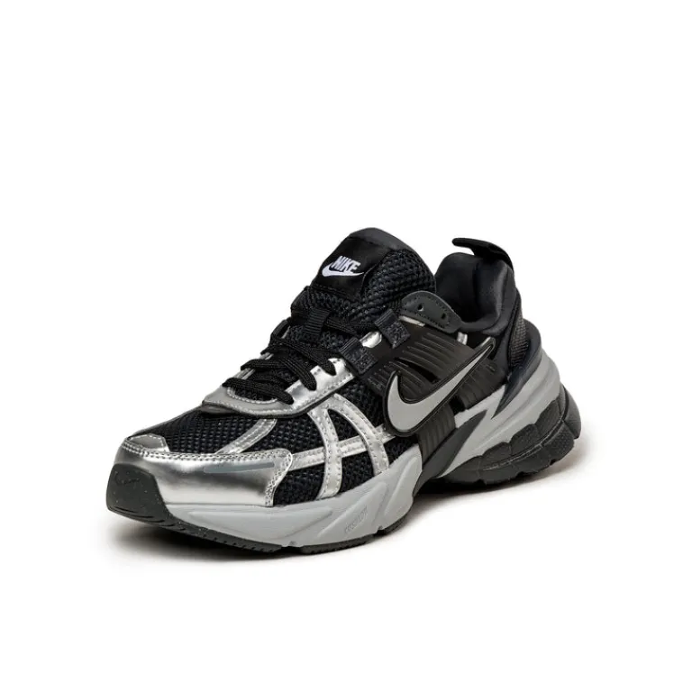 Nike Sneakers En Cuir|Chunky Sneakers*Wmns V2K Run Black / Metallic Silver / Anthracite