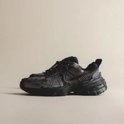 Nike Sneakers En Cuir|Chunky Sneakers*Wmns V2K Run Metallic Dark Grey / Black / Dark Smoke Grey