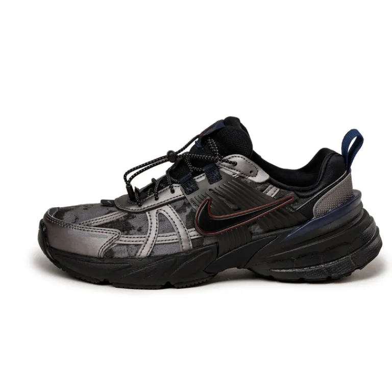 Nike Sneakers En Cuir|Chunky Sneakers*Wmns V2K Run Metallic Dark Grey / Black / Dark Smoke Grey