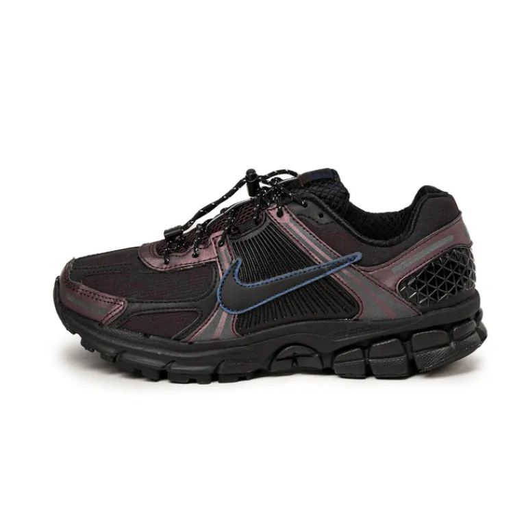 Nike Sneakers En Cuir|Chaussures De Running Retro*Wmns Zoom Vomero 5 Burgundy Crush / Black / Midnight Navy / Black
